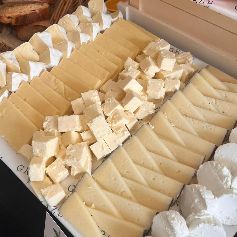 Sliced Cheese Platter